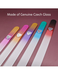 Conjunto de 5 Limas de Uñas de Vidrio Checo Bona Fide Beauty 2