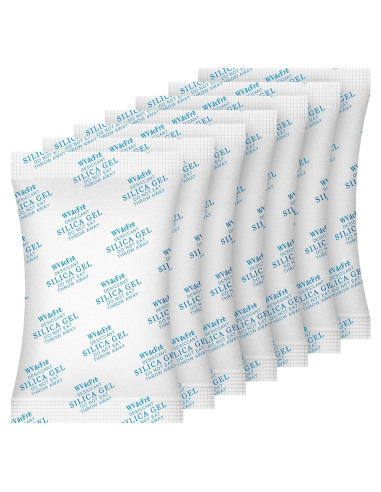 Paquetes de Gel de Silica 2g WVacFre - 250 Unidades Grado Alimenticio