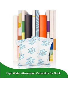 Paquetes de Gel de Silica 2g WVacFre - 250 Unidades Grado Alimenticio 2