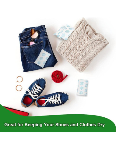 Paquetes de Gel de Silica 2g WVacFre - 250 Unidades Grado Alimenticio