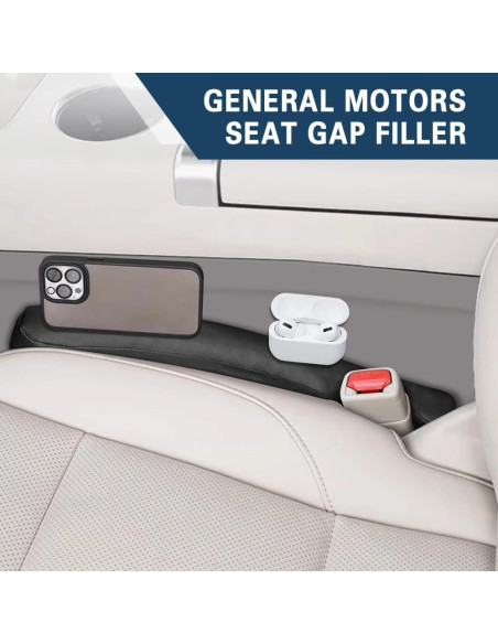 Relleno Espacio Asientos Coche 2PCS Middrivr Negro Universal