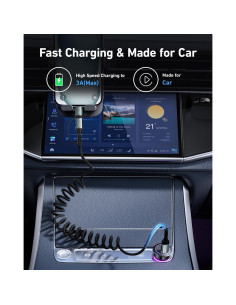 Cable USB C a Lightning 3FT KIYODA 2 en 1 Carga Rápida 2