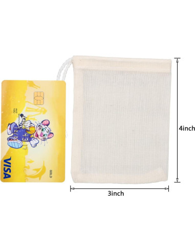 10 Bolsas de Filtro de Té Reutilizables Carrollar 7.62x10.16cm