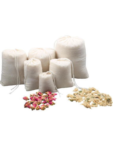 10 Bolsas de Filtro de Té Reutilizables Carrollar 7.62x10.16cm