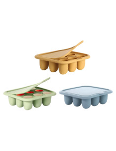 Bandeja de Congelación de Silicona WAJIAYON para Bebés - Azul