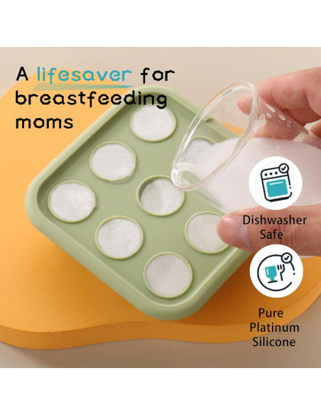 Bandeja de Congelación de Silicona WAJIAYON para Bebés - Azul