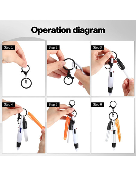 Juego de Bolígrafos para Enfermeras Colarr - 3 Piezas Negro