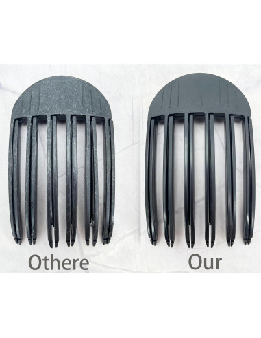 11 Piezas Clips Fluffy Raíz de Cabello YOOOYOOO - Negro