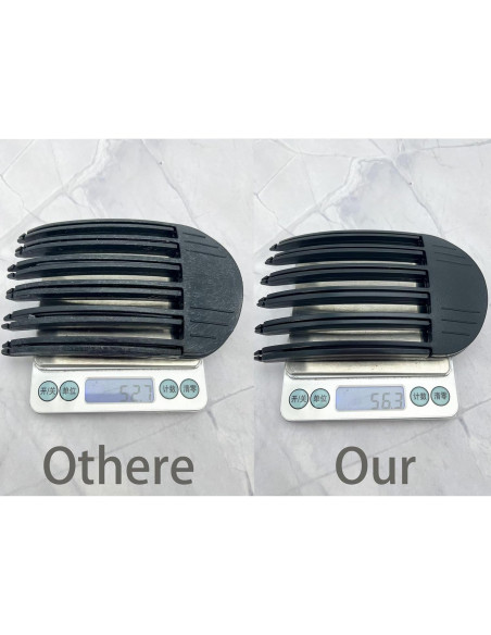 11 Piezas Clips Fluffy Raíz de Cabello YOOOYOOO - Negro