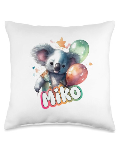 Cojín de Koala MIKO 40x40 cm Multicolor 100% Poliester