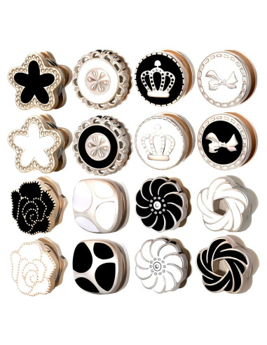 16 Pares de Pines Magnéticos para Hijab MTLEE - Clips Decorativos