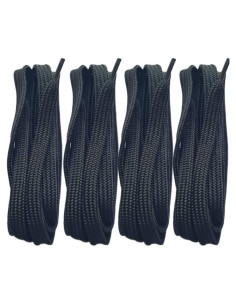 4 Cuerdas Planas de Reemplazo Losita 140 cm Negro