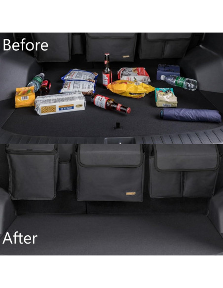 Organizador de Maletero de Coche MARKSIGN con Enfriador 6.81L