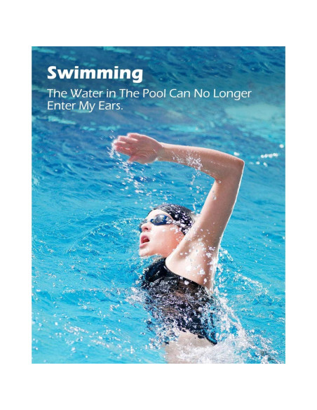 10 Pares de Tapones para Oídos BUYBUYGO Silicona Suave Hipoalergénicos