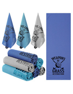 Paquete de 12 Toallas Enfriadoras HunnmingRe Golf 81.28x30.48cm