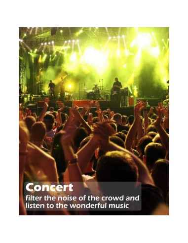 10 Pares de Tapones para Oídos BUYBUYGO Silicona Suave Hipoalergénicos