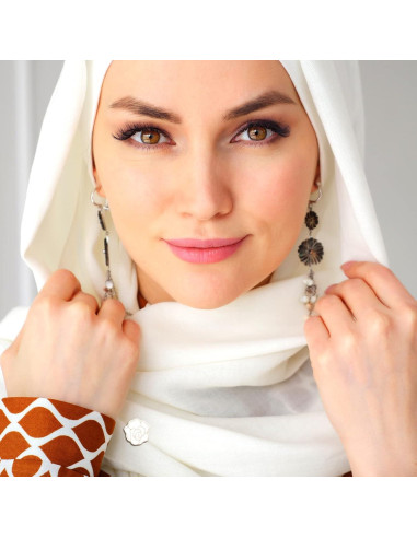16 Pares de Pines Magnéticos para Hijab MTLEE - Clips Decorativos