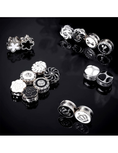 16 Pares de Pines Magnéticos para Hijab MTLEE - Clips Decorativos