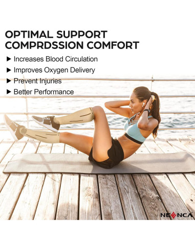 Calcetines de Compresión NEENCA para Mujeres - 20-30 mmHg