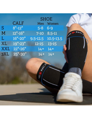 Calcetines de Compresión NEENCA para Mujeres - 20-30 mmHg