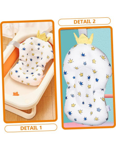 Cojín de Baño Antideslizante VICASKY para Niños 50x30cm 2