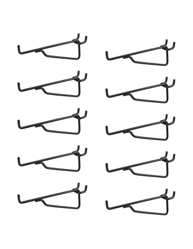 Ganchos de Tablero Perforado G.CORE 6" (15.24 cm) Paquete de 10