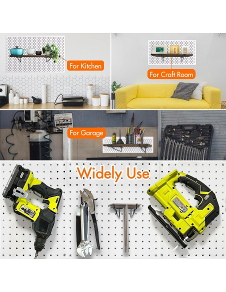 Ganchos de Tablero Perforado G.CORE 6" (15.24 cm) Paquete de 10