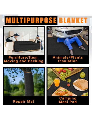 Manteles de Mudanza Aliceset 2 Pcs 203x366 cm Negros