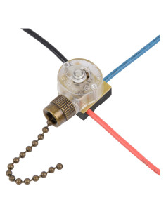 Interruptor de Luz para Ventilador de Techo Zing Ear ZE-110 3 Hilos