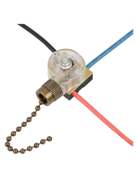 Interruptor de Luz para Ventilador de Techo Zing Ear ZE-110 3 Hilos