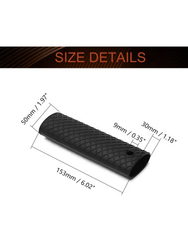 Funda de Mango de Silicona MroMax 15.5cm Antideslizante 2Pcs