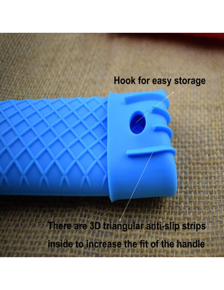 Funda de Mango de Silicona MroMax 15.5cm Antideslizante 2Pcs