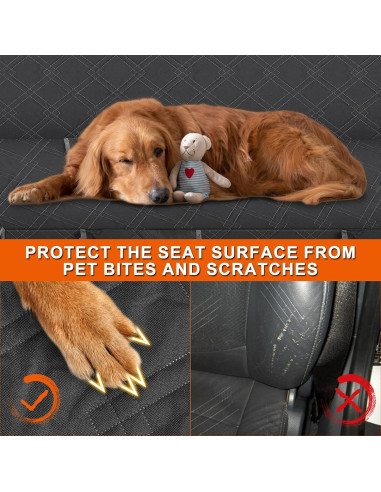 Funda de Asiento de Coche para Perros Kistrba Impermeable