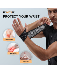 Faja de Muñeca Domaste - Soporte Ajustable para Alivio del Dolor 2
