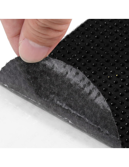 4 Almohadillas Antigolpes para Puertas de Auto Unifizz - Negro