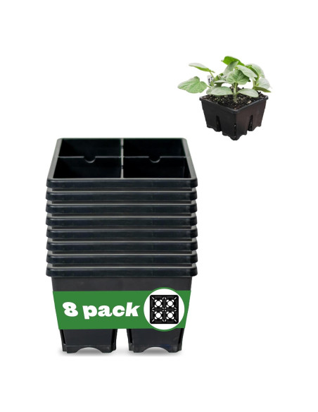 Bandeja de Inicio de Semillas Epic Gardening - 8 Celdas 7.62 cm