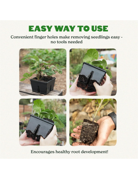 Bandeja de Inicio de Semillas Epic Gardening - 8 Celdas 7.62 cm