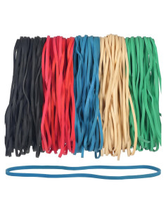 Bandas de goma Foshine 120 piezas 18 cm colores surtidos