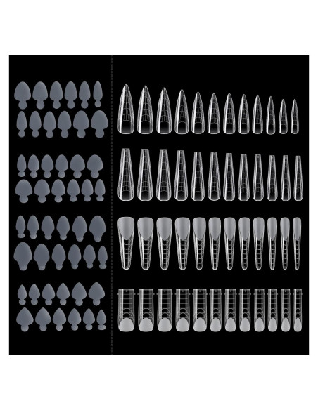 Kit de Molde de Uñas Dual ShenZhen 288 Piezas Reutilizable