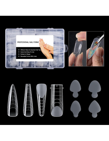 Kit de Molde de Uñas Dual ShenZhen 288 Piezas Reutilizable
