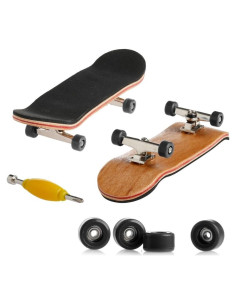 Fingerboard Profesional Lottoyday de Madera de Arce 10cm Negro
