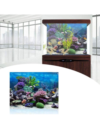 Póster de Acuario HEEPDD 61x41 cm PVC Autoadhesivo Colorido