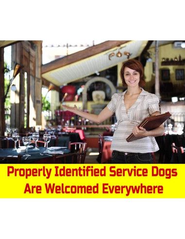 Tarjeta de Identificación Personalizada Just 4 Paws - Apoyo Emocional