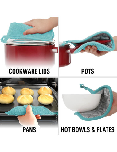 Agarraderas de Cocina Zulay 1 Pack Algodón Acolchadas 17.8 cm