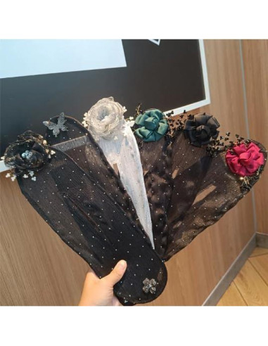 Clip de Pelo y Rodillo de Moño Dumwick 2pcs-AB para Cabello