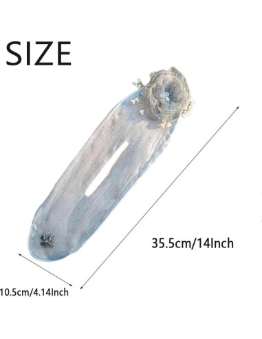 Clip de Pelo y Rodillo de Moño Dumwick 2pcs-AB para Cabello