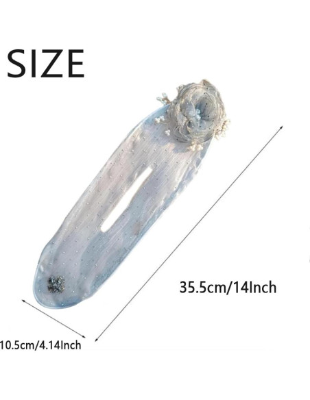 Clip de Pelo y Rodillo de Moño Dumwick 2pcs-AB para Cabello