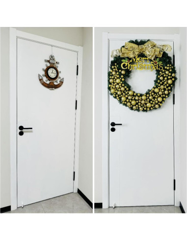 Ganchos sobre la puerta Mars-Rock 4Pcs 5.5" Acero Cromado