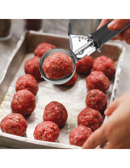 Cucharas para Galletas uxcell 2pcs Acero Inoxidable Negro