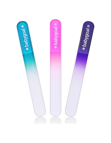 Lima de Uñas para Bebés Babygoal 3 Pack Vidrio Checo